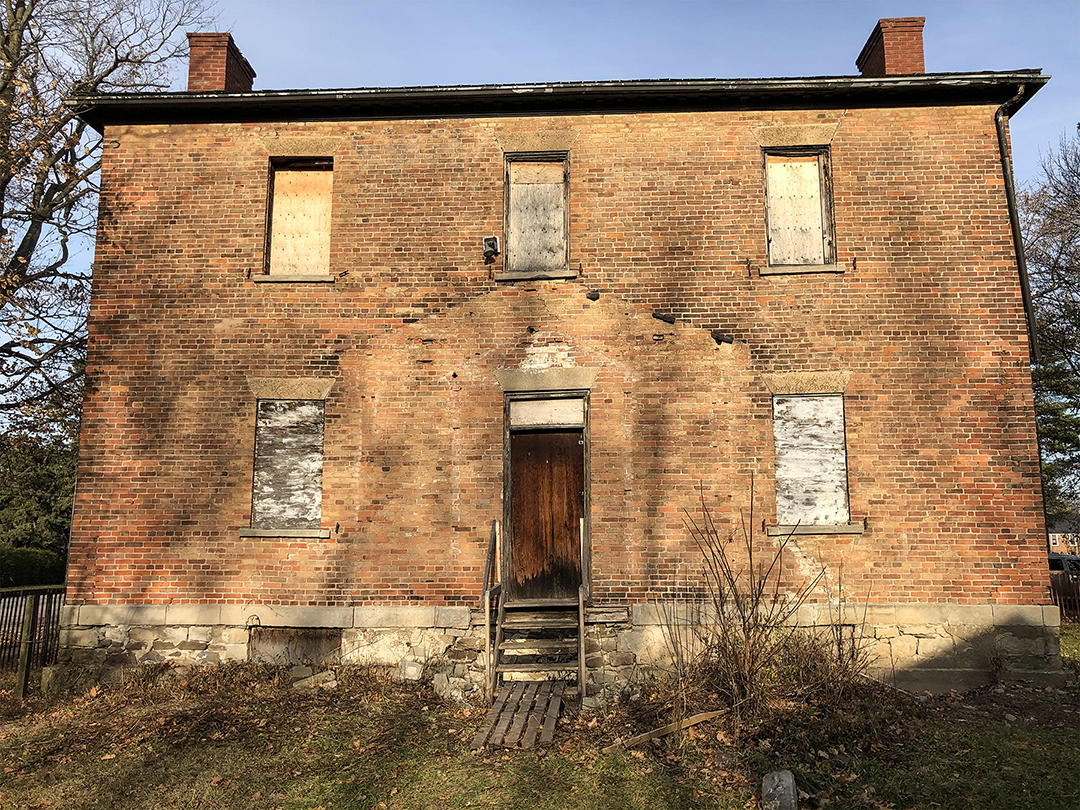 Rear Facade at the start